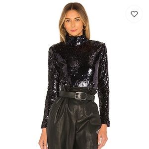 Sequin turtleneck l’Academie (Revolve Clothing)